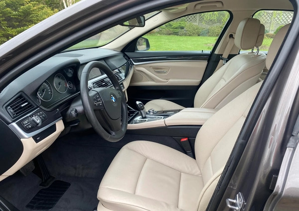 BMW Seria 5 cena 56900 przebieg: 167000, rok produkcji 2012 z Dąbrowa Białostocka małe 79